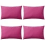 Outdoor cushions 60x40 cm pink 4 units by vidaXL, Cushions - Ref: Foro24-132297, Price: 78,59 €, Discount: %