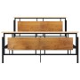 Estructura de cama de metal 160x200 cm de vidaXL, Camas y somieres - Ref: Foro24-324873, Precio: 180,41 €, Descuento: %