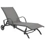 2 units of sun loungers with table, made of textilene and steel. by vidaXL, Loungers - Ref: Foro24-47846, Price: 214,99 €, Di...
