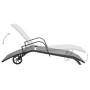2 units of sun loungers with table, made of textilene and steel. by vidaXL, Loungers - Ref: Foro24-47846, Price: 203,79 €, Di...