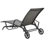 Tumbonas con mesa 2 unidades textilene y acero de vidaXL, Tumbonas - Ref: Foro24-47846, Precio: 214,99 €, Descuento: %