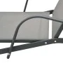 2 units of sun loungers with table, made of textilene and steel. by vidaXL, Loungers - Ref: Foro24-47846, Price: 214,99 €, Di...