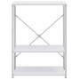 Armario de microondas madera ingeniería blanco 60x39,6x79,5 cm
