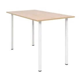 Dining table 120x60x73 cm oak and white color by vidaXL, Kitchen and dining tables - Ref: Foro24-245728, Price: 89,27 €, Disc...