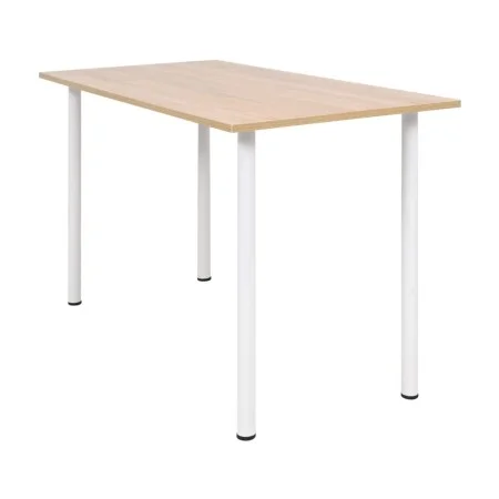 Dining table 120x60x73 cm oak and white color by vidaXL, Kitchen and dining tables - Ref: Foro24-245728, Price: 89,27 €, Disc...