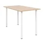 Dining table 120x60x73 cm oak and white color by vidaXL, Kitchen and dining tables - Ref: Foro24-245728, Price: 89,27 €, Disc...