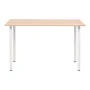 Dining table 120x60x73 cm oak and white color by vidaXL, Kitchen and dining tables - Ref: Foro24-245728, Price: 89,27 €, Disc...