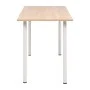 Dining table 120x60x73 cm oak and white color by vidaXL, Kitchen and dining tables - Ref: Foro24-245728, Price: 89,27 €, Disc...