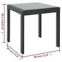Loungers with table 2 textilene and steel units by vidaXL, Loungers - Ref: Foro24-47847, Price: 216,86 €, Discount: %