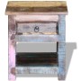 Side table with 1 drawer solid recycled wood 43x33x51 cm by vidaXL, Side tables - Ref: Foro24-243456, Price: 125,78 €, Discou...