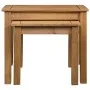 Stackable tables 2 units solid pine wood Panama Range by vidaXL, Side tables - Ref: Foro24-282676, Price: 66,01 €, Discount: %