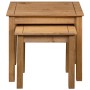 Stackable tables 2 units solid pine wood Panama Range by vidaXL, Side tables - Ref: Foro24-282676, Price: 65,72 €, Discount: %
