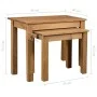 Stackable tables 2 units solid pine wood Panama Range by vidaXL, Side tables - Ref: Foro24-282676, Price: 66,01 €, Discount: %