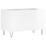Glänzend weißer Sperrholz-Scheibenschrank 74,5 x 38 x 48 cm von vidaXL, CD- und DVD-Speicher - Ref: Foro24-831726, Preis: 36,...