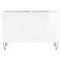 Glänzend weißer Sperrholz-Scheibenschrank 74,5 x 38 x 48 cm von vidaXL, CD- und DVD-Speicher - Ref: Foro24-831726, Preis: 36,...
