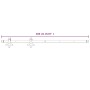 Beschlagsatz für Schiebetüren aus weißem Stahl 183 cm von vidaXL, Türrahmen - Ref: Foro24-151703, Preis: 72,61 €, Rabatt: %