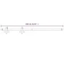 Sliding door hardware kit in white steel, 183 cm. by vidaXL, doorframes - Ref: Foro24-151703, Price: 71,24 €, Discount: %