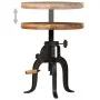 Side table made of recycled wood and cast iron 45x(45-62) cm by vidaXL, Side tables - Ref: Foro24-247588, Price: 163,79 €, Di...