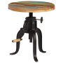 Side table made of recycled wood and cast iron 45x(45-62) cm by vidaXL, Side tables - Ref: Foro24-247588, Price: 168,00 €, Di...