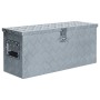 Aluminiumbox 76,5x26,5x33 cm cm silber von vidaXL, Werkzeugkästen - Ref: Foro24-142938, Preis: 169,15 €, Rabatt: %