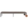 Braune Liege aus synthetischem Rattan mit Rollen von vidaXL, Liegen - Ref: Foro24-43974, Preis: 146,23 €, Rabatt: %