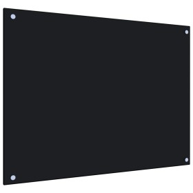 Küchenspritzschutz aus schwarzem Hartglas 80x60 cm von vidaXL, Küchengeräte und Utensilien - Ref: Foro24-249486, Preis: 55,76...