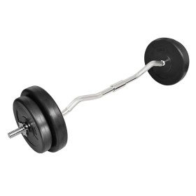 Curl Bar 30Kg by vidaXL, free weight - Ref: Foro24-90373, Price: 78,14 €, Discount: %