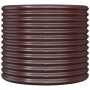 Powder-coated brown steel planter 80x80x68cm by vidaXL, Pots and planters - Ref: Foro24-318860, Price: 53,82 €, Discount: %