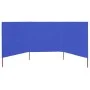 3-panel beach windbreaker in sky blue fabric 400x120 cm by vidaXL, Umbrellas - Ref: Foro24-47147, Price: 42,94 €, Discount: %