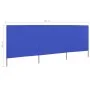 3-panel beach windbreaker in sky blue fabric 400x120 cm by vidaXL, Umbrellas - Ref: Foro24-47147, Price: 42,94 €, Discount: %