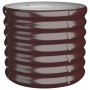 Brown powder coated steel planter 40x40x36 cm by vidaXL, Pots and planters - Ref: Foro24-318845, Price: 25,58 €, Discount: %