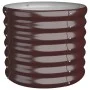 Brown powder coated steel planter 40x40x36 cm by vidaXL, Pots and planters - Ref: Foro24-318845, Price: 27,18 €, Discount: %