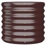 Pflanzgefäß aus braunem, pulverbeschichtetem Stahl, 40 x 40 x 36 cm von vidaXL, Töpfe und Pflanzgefäße - Ref: Foro24-318845, ...
