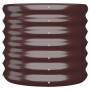 Pflanzgefäß aus braunem, pulverbeschichtetem Stahl, 40 x 40 x 36 cm von vidaXL, Töpfe und Pflanzgefäße - Ref: Foro24-318845, ...