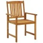 Garden chairs with cushions 4 units solid acacia wood by vidaXL, Garden chairs - Ref: Foro24-3061190, Price: 306,24 €, Discou...