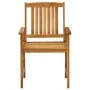 Garden chairs with cushions 4 units solid acacia wood by vidaXL, Garden chairs - Ref: Foro24-3061190, Price: 306,24 €, Discou...