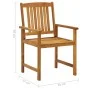 Garden chairs with cushions 4 units solid acacia wood by vidaXL, Garden chairs - Ref: Foro24-3061190, Price: 306,24 €, Discou...