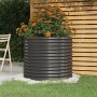 Steel planter with anthracite powder coating 80x80x68 cm by vidaXL, Pots and planters - Ref: Foro24-318861, Price: 80,28 €, D...