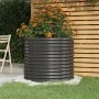 Steel planter with anthracite powder coating 80x80x68 cm by vidaXL, Pots and planters - Ref: Foro24-318861, Price: 67,65 €, D...