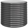 Steel planter with anthracite powder coating 80x80x68 cm by vidaXL, Pots and planters - Ref: Foro24-318861, Price: 80,28 €, D...