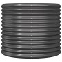 Steel planter with anthracite powder coating 80x80x68 cm by vidaXL, Pots and planters - Ref: Foro24-318861, Price: 80,28 €, D...