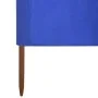 6-panel beach windbreaker in sky blue fabric 800x120 cm by vidaXL, Umbrellas - Ref: Foro24-47179, Price: 72,99 €, Discount: %