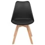 Dining chairs 4 units black plastic by vidaXL, dining chairs - Ref: Foro24-244788, Price: 218,86 €, Discount: %