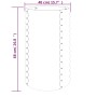 Steel planter with anthracite powder coating 40x40x68 cm by vidaXL, Pots and planters - Ref: Foro24-318851, Price: 31,45 €, D...