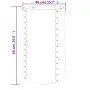 Steel planter with anthracite powder coating 40x40x68 cm by vidaXL, Pots and planters - Ref: Foro24-318851, Price: 34,19 €, D...