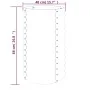 Jardinera de acero con recubrimiento en polvo verde 40x40x68 cm de vidaXL, Maceteros y jardineras - Ref: Foro24-318848, Preci...