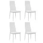 Dining chairs 4 units white synthetic leather by vidaXL, dining chairs - Ref: Foro24-246190, Price: 168,87 €, Discount: %