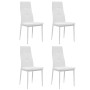 Esszimmerstühle 4 Einheiten aus weißem Kunstleder von vidaXL, Essstühle - Ref: Foro24-246190, Preis: 158,06 €, Rabatt: %