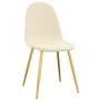 Esszimmerstühle, 2 Einheiten, cremeweißer Samt von vidaXL, Essstühle - Ref: Foro24-325677, Preis: 149,13 €, Rabatt: %