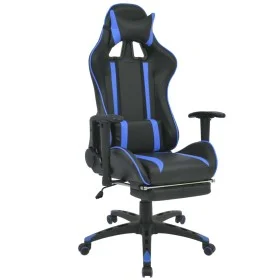 Reclining blue office racing chair with footrest by vidaXL, Office chairs - Ref: Foro24-20166, Price: 229,88 €, Discount: %